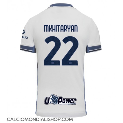 Maglie da calcio Inter Milan Henrikh Mkhitaryan #22 Seconda Maglia 2024-25 Manica Corta